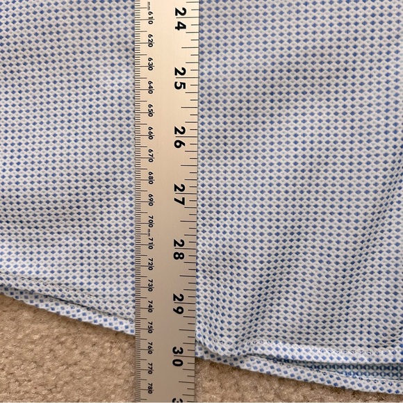 Duchamp London Diamond Dot Long Sleeve Button Down Shirt - Picture 9 of 9